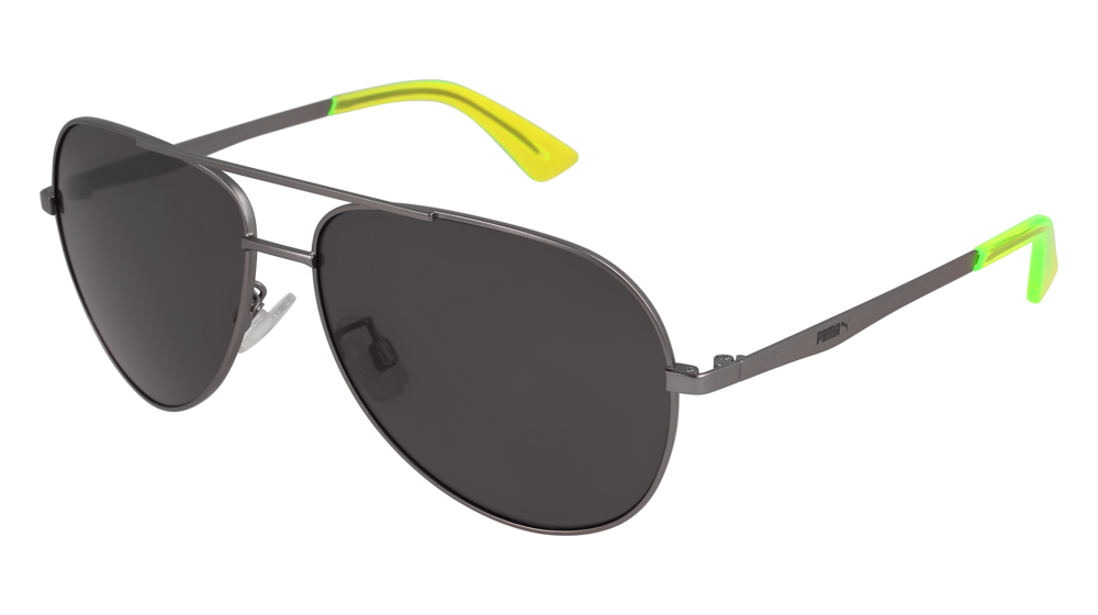 Puma Sunglass Man Ruthenium Ruthenium Grey