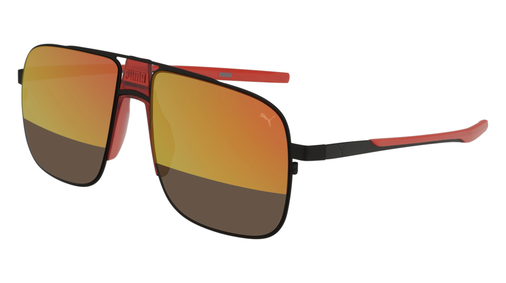 Puma Sunglass Man Ruthenium Ruthenium Red