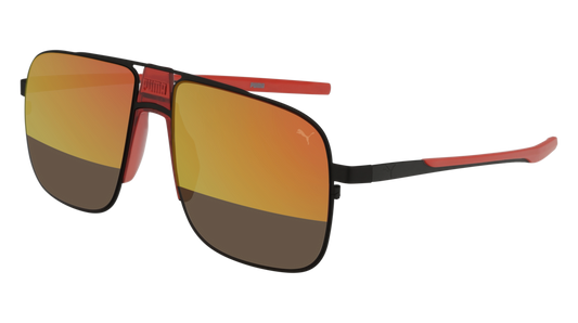 Puma Sunglass Man Ruthenium Ruthenium Red