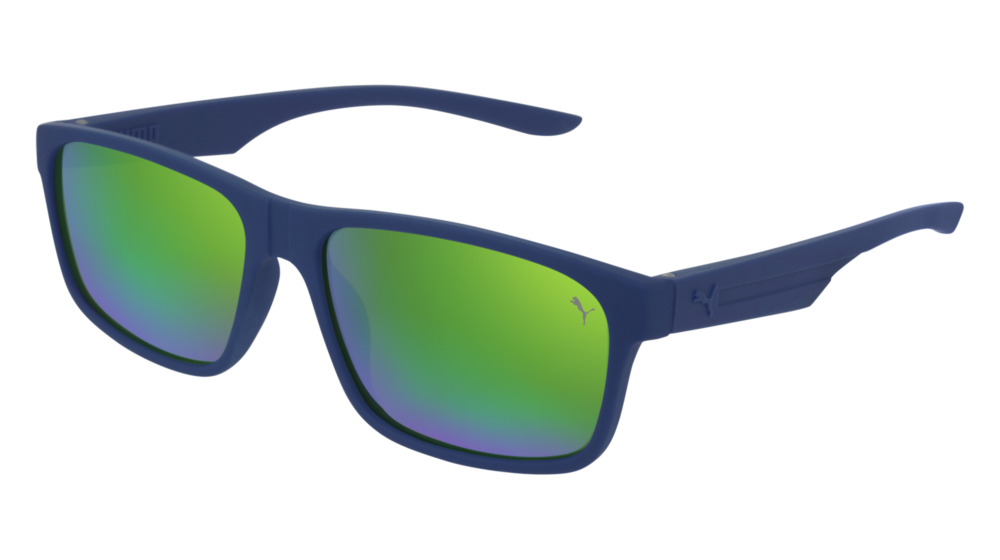 Puma Sunglass Man Blue Blue Green