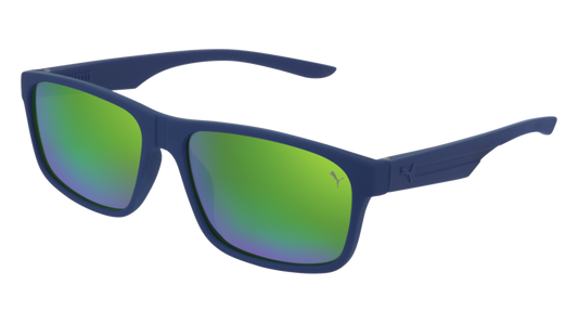 Puma Sunglass Man Blue Blue Green