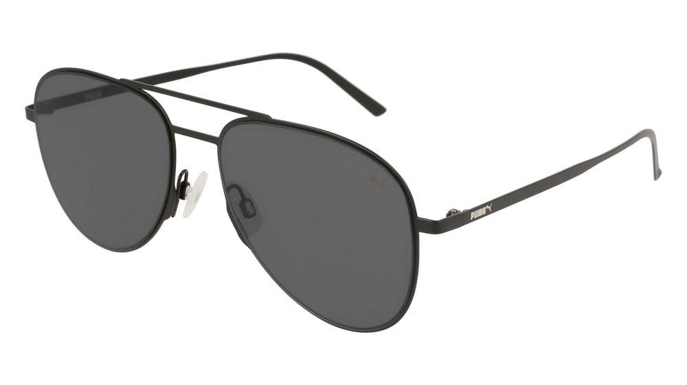 Puma Sunglass Man Black Black Grey