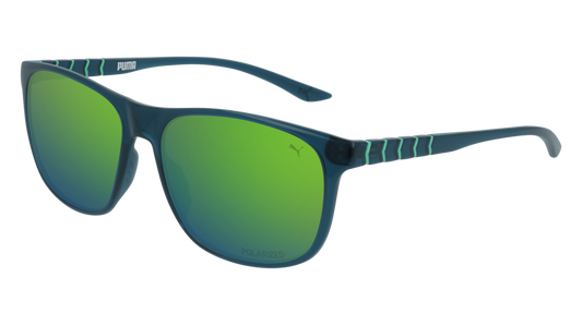 Puma Sunglass Unisex Blue Blue Green