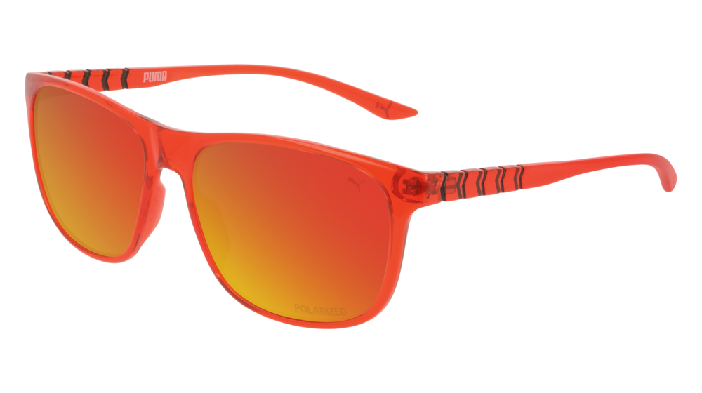 Puma Sunglass Unisex Red Red Red