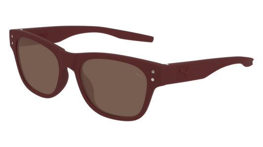 Puma Sunglass Unisex Red Red Brown