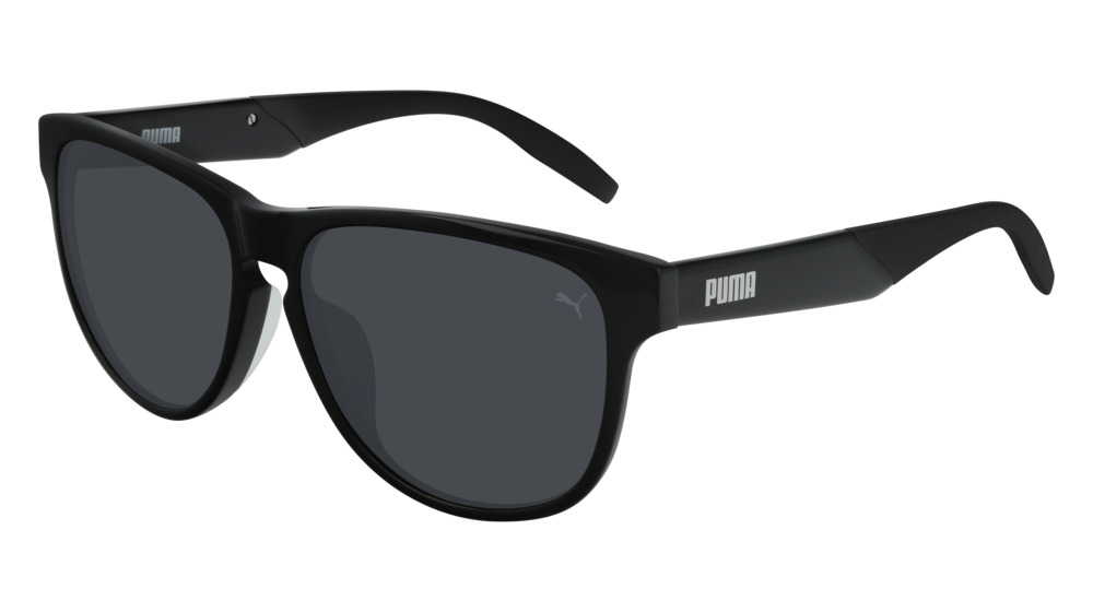 Puma Sunglass Unisex Black Black Smoke