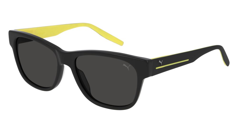 Puma Sunglass Unisex Black Black Smoke