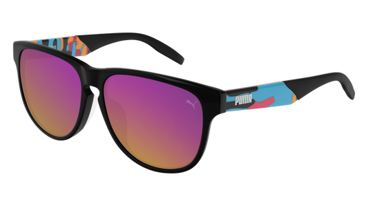 Puma Sunglass Unisex Black Havana Pink