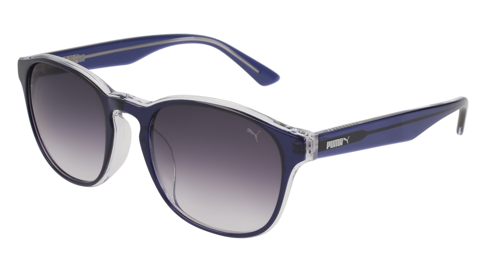 Puma Sunglass Unisex Blue Blue Grey