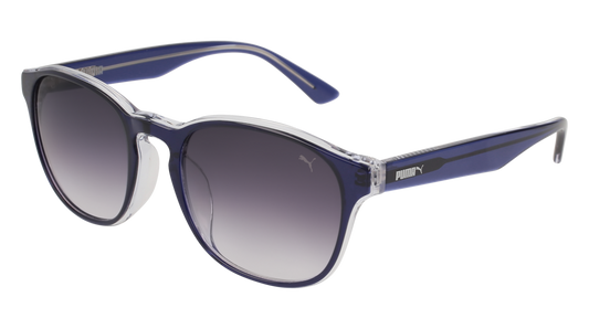 Puma Sunglass Unisex Blue Blue Grey