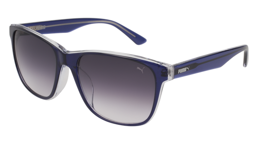 Puma Sunglass Unisex Blue Blue Grey