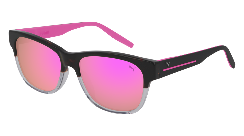 Puma Sunglass Unisex Havana Black Pink