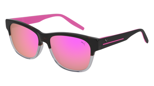 Puma Sunglass Unisex Havana Black Pink