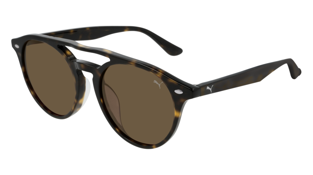 Puma Sunglass Unisex Havana Havana Brown