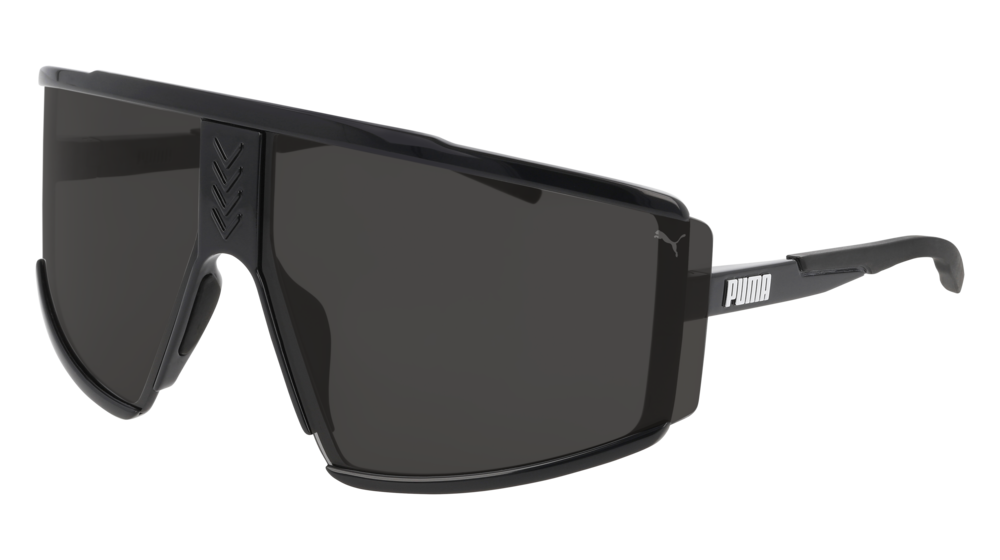 Puma Sunglass Unisex Black Black Smoke