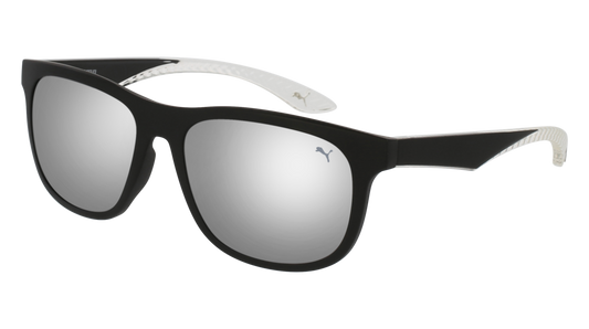 Puma Sunglass Unisex Black Crystal Silver