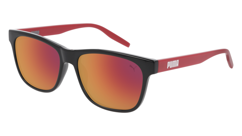 Puma Sunglass Unisex Black Red Red