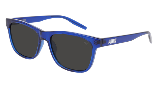 Puma Sunglass Unisex Blue Blue Grey