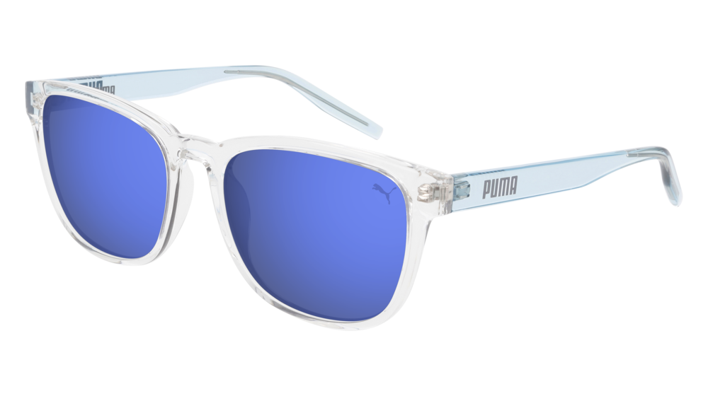 Puma Sunglass Unisex Crystal Light Blue Blue