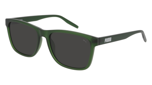 Puma Sunglass Unisex Green Green Grey