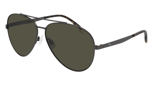 Puma Sunglass Unisex Ruthenium Ruthenium Green