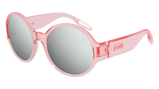 Puma Sunglass Woman Pink Pink Silver