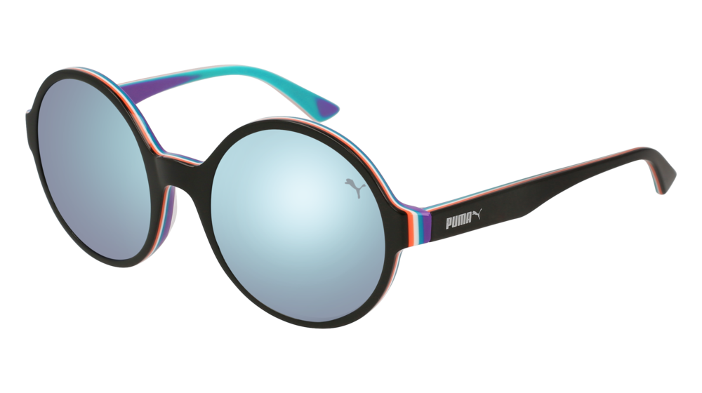 Puma Sunglass Woman Black Black Light Blue