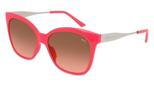 Puma Sunglass Woman Fuchsia Silver Pink