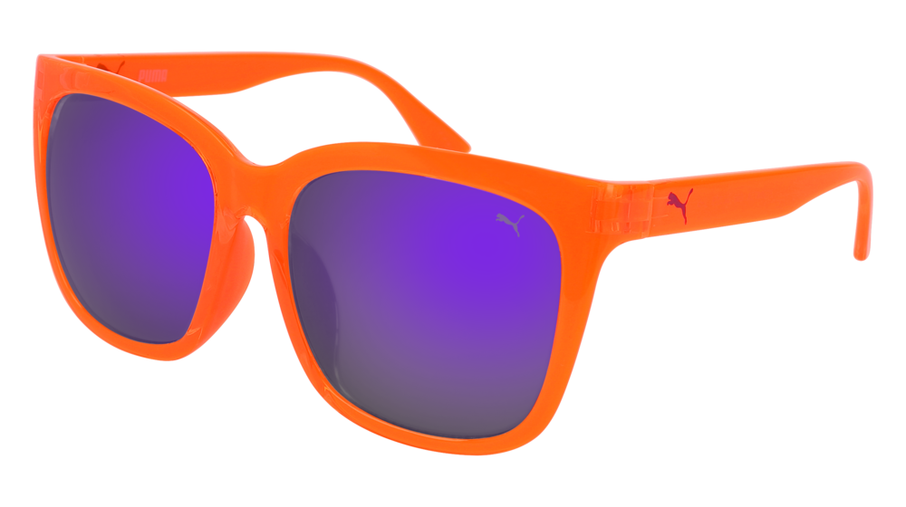 Puma Sunglass Woman Orange Orange Violet