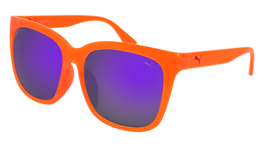 Puma Sunglass Woman Orange Orange Violet