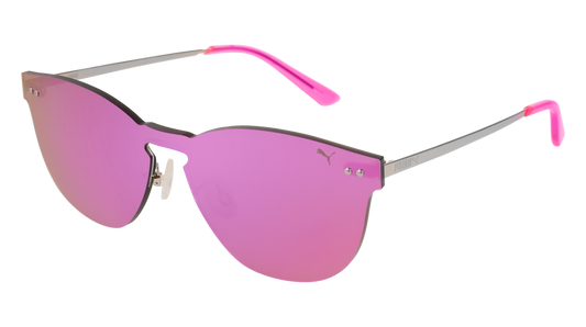 Puma Sunglass Woman Pink Silver Pink