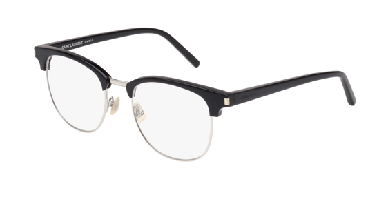 Saint Laurent Optical Frame Man Black Black Transparent