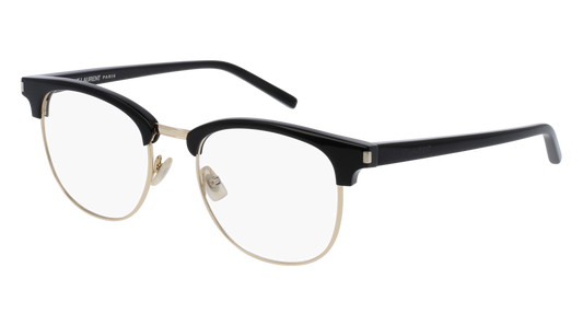 Saint Laurent Optical Frame Man Black Black Transparent