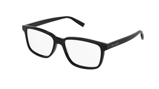 Saint Laurent Optical Frame Man Black Black Transparent