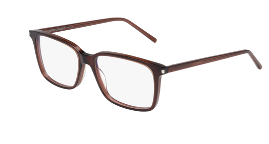 Saint Laurent Optical Frame Man Brown Brown Transparent