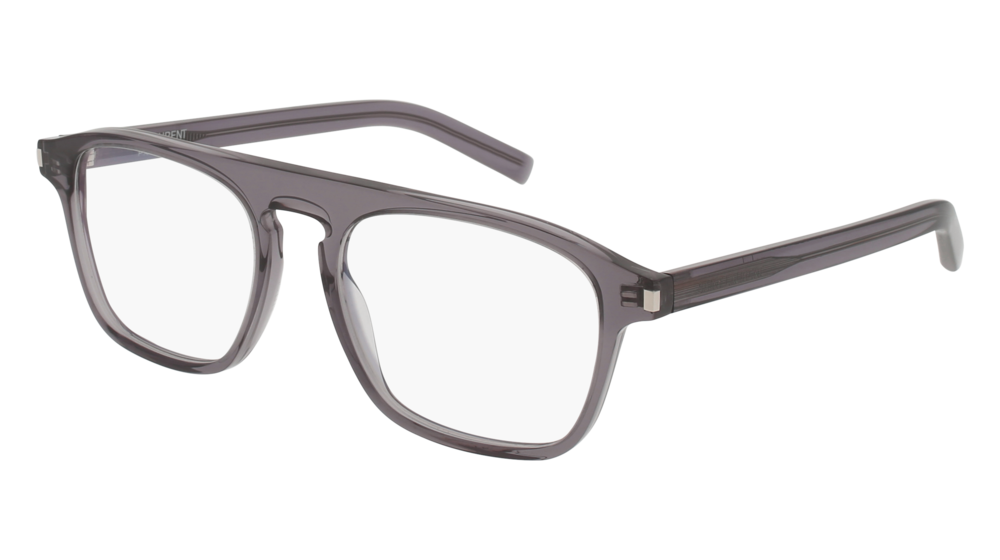 Saint Laurent Optical Frame Man Grey Grey Transparent