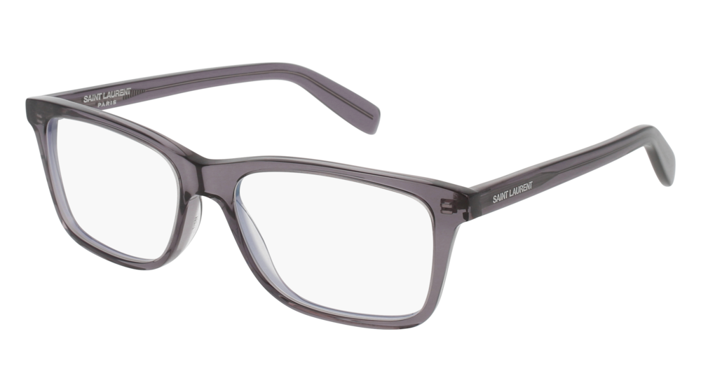 Saint Laurent Optical Frame Man Grey Grey Transparent