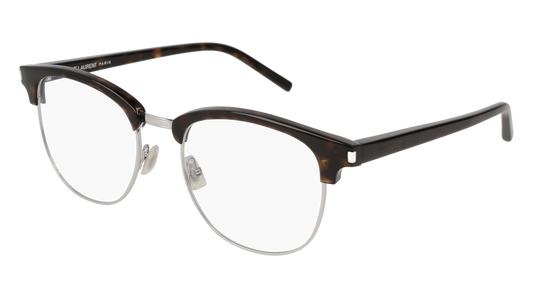 Saint Laurent Optical Frame Man Havana Havana Transparent