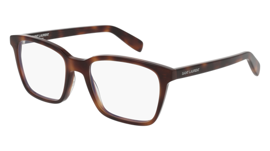 Saint Laurent Optical Frame Man Havana Havana Transparent