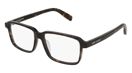 Saint Laurent Optical Frame Man Havana Havana Transparent