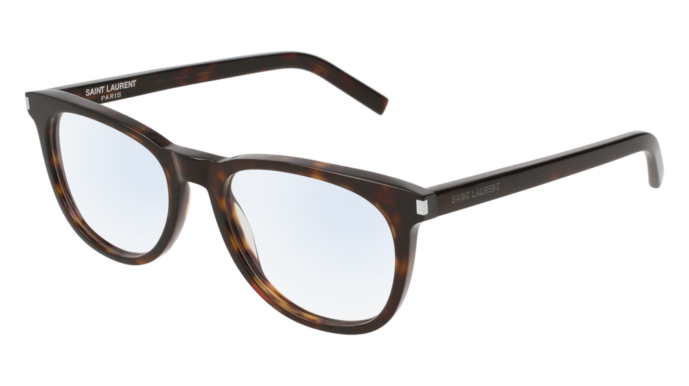 Saint Laurent Optical Frame Man Havana Havana Transparent