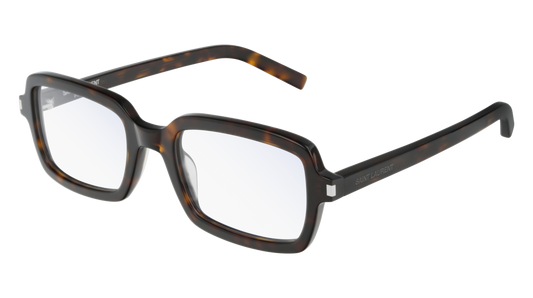 Saint Laurent Optical Frame Man Havana Havana Transparent