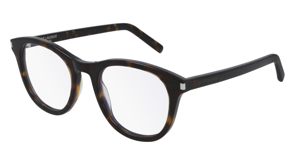 Saint Laurent Optical Frame Man Havana Havana Transparent