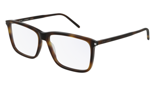 Saint Laurent Optical Frame Man Havana Havana Transparent