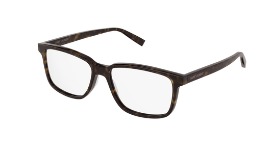 Saint Laurent Optical Frame Man Havana Havana Transparent