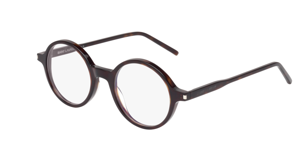 Saint Laurent Optical Frame Man Havana Havana Transparent