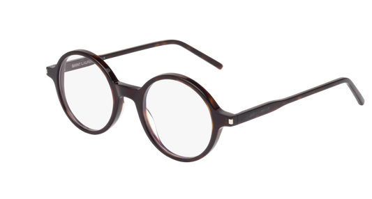 Saint Laurent Optical Frame Man Havana Havana Transparent