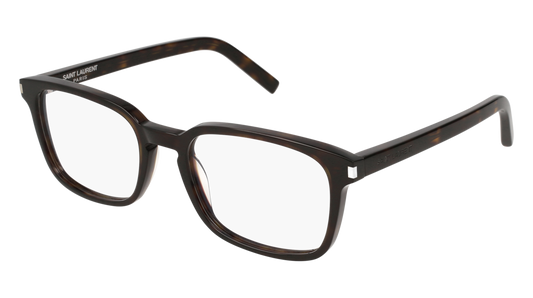 Saint Laurent Optical Frame Man Havana Havana Transparent