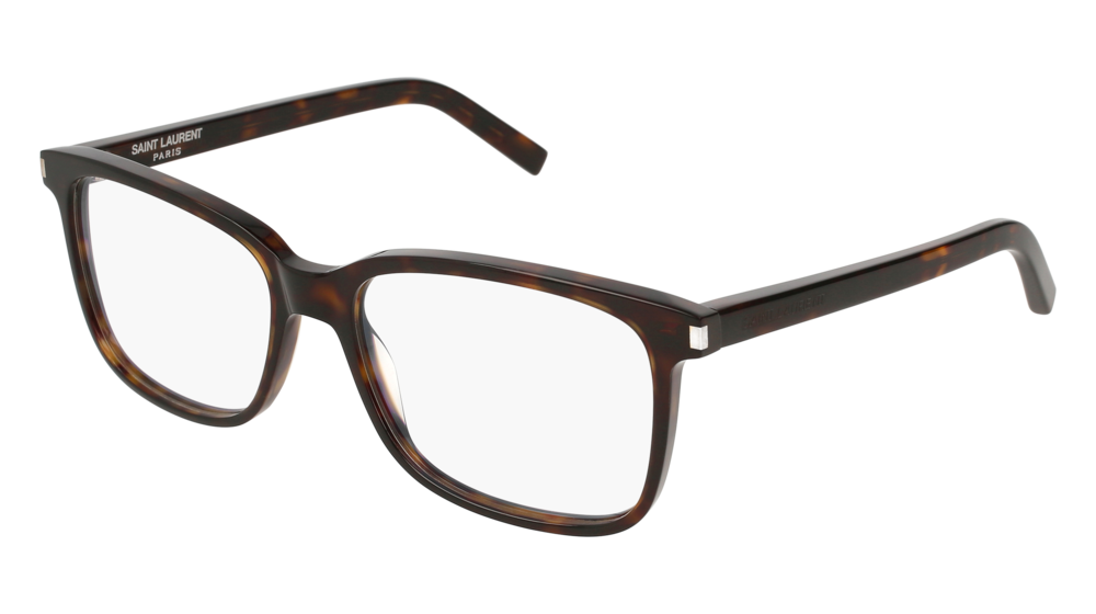 Saint Laurent Optical Frame Man Havana Havana Transparent