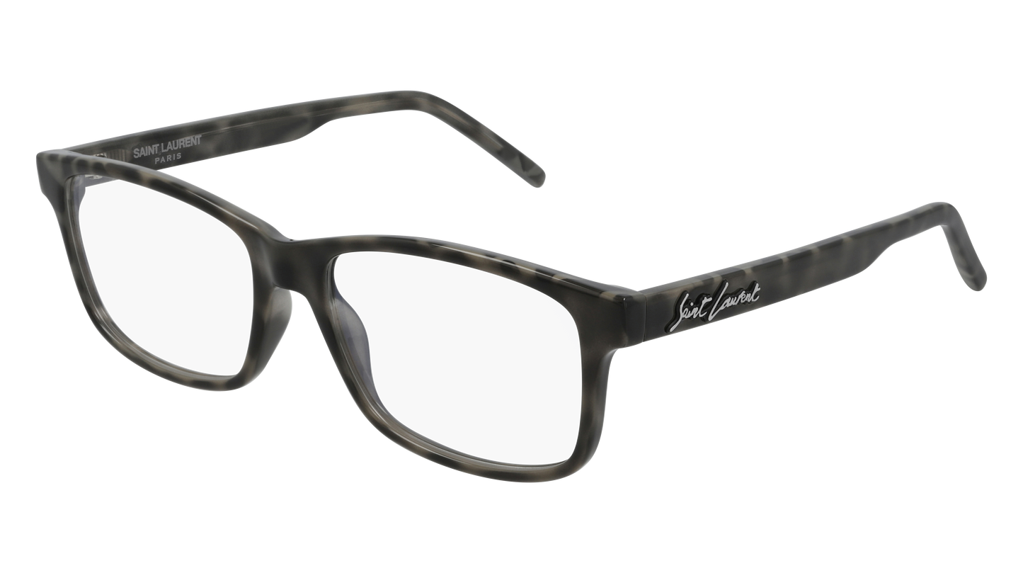 Saint Laurent Optical Frame Man Grey Grey Transparent